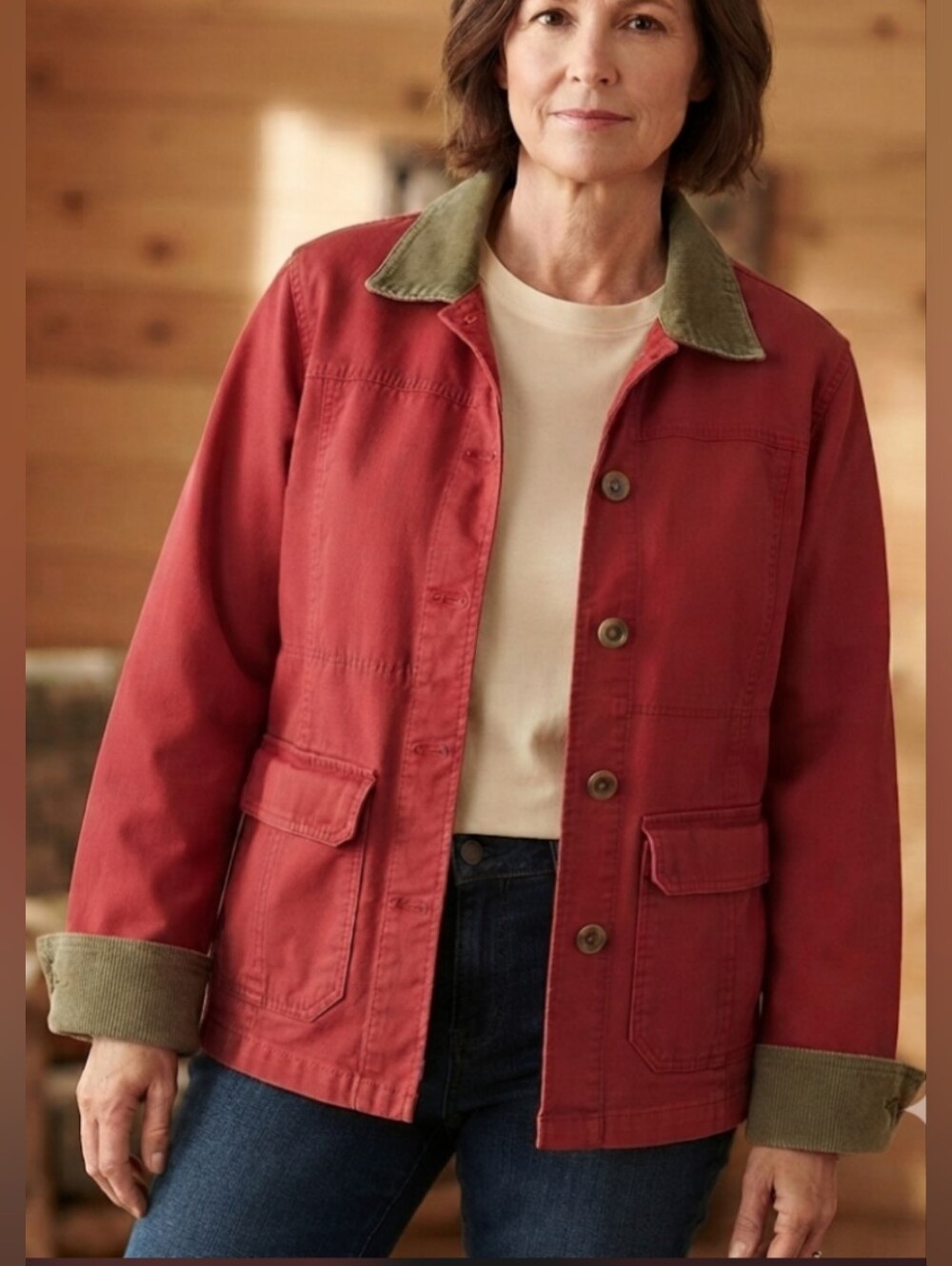 Women's Vintage Cabela's Barn  jacket
